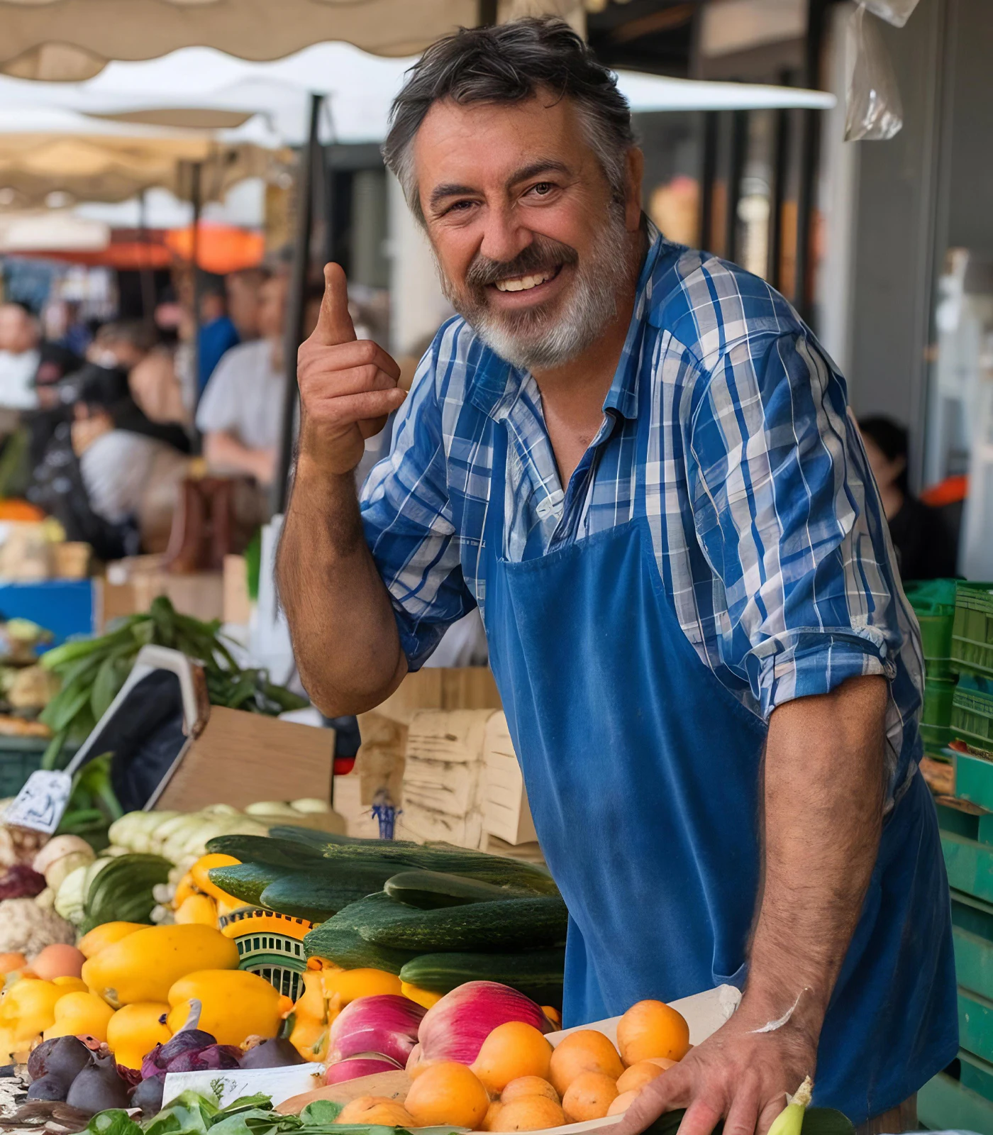 Comerciante de la Plaza de Bello